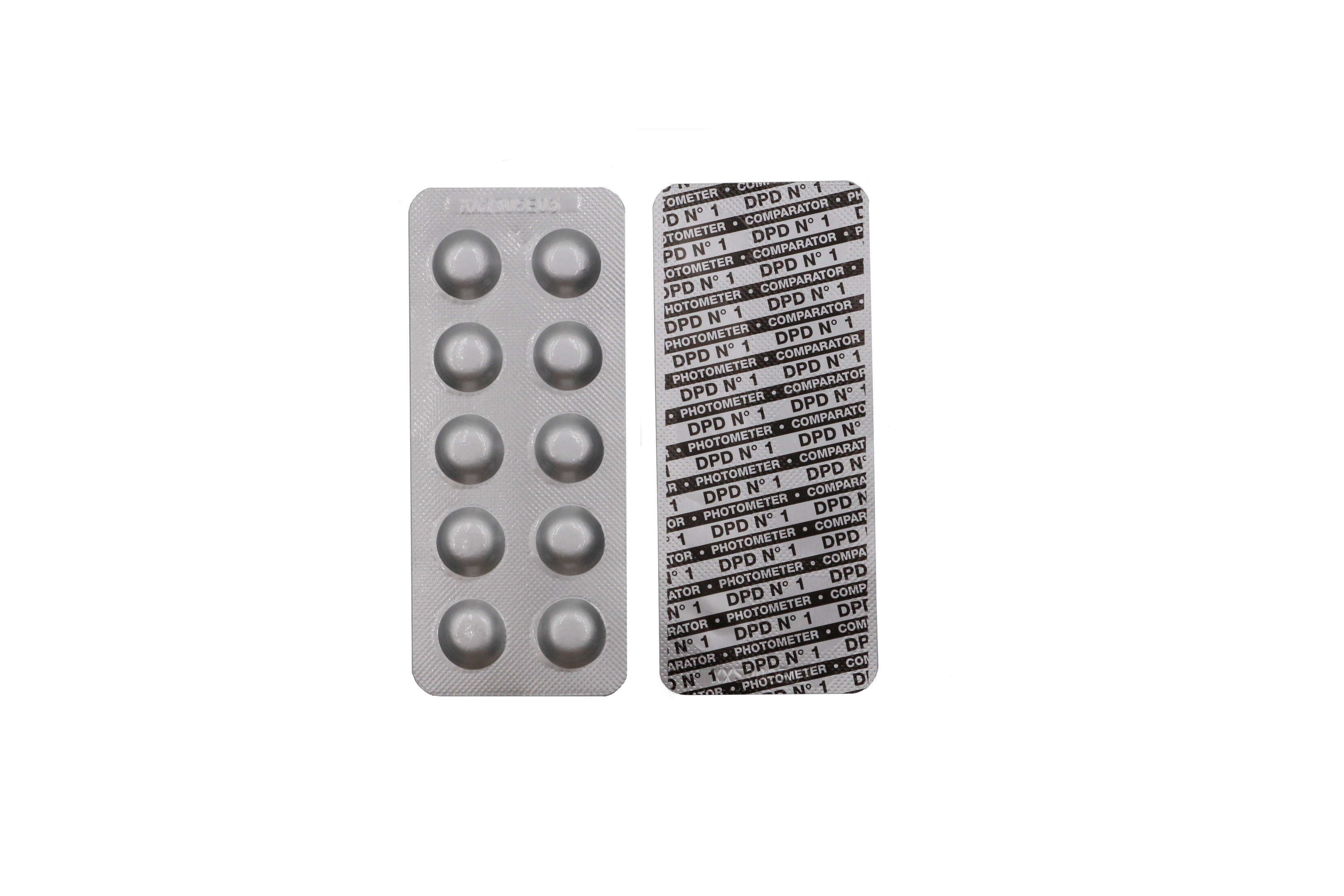 Blistered reagent tablets